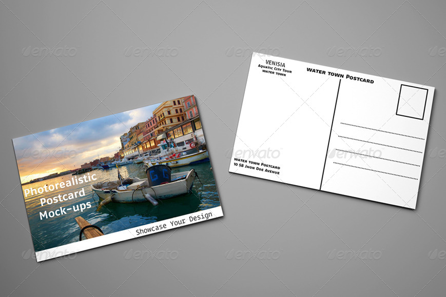 Realistic Postcard Mockups, Graphics GraphicRiver
